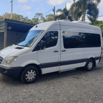Ceramic window tint on Sprinter in Victoria Point