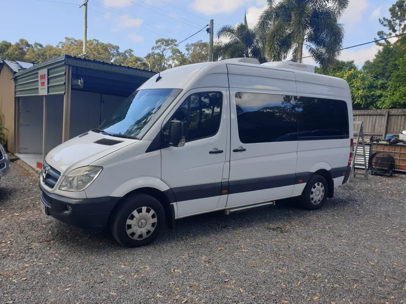 Ceramic window tint on Sprinter in Victoria Point