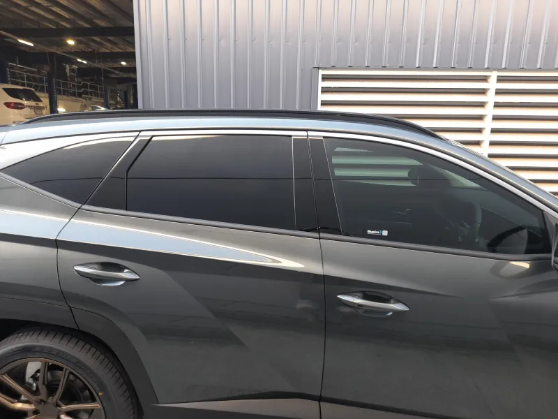 Ceramic window tint on passenger car in Birkdale