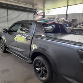 Ceramic window tint on pickup truck in Wynnum