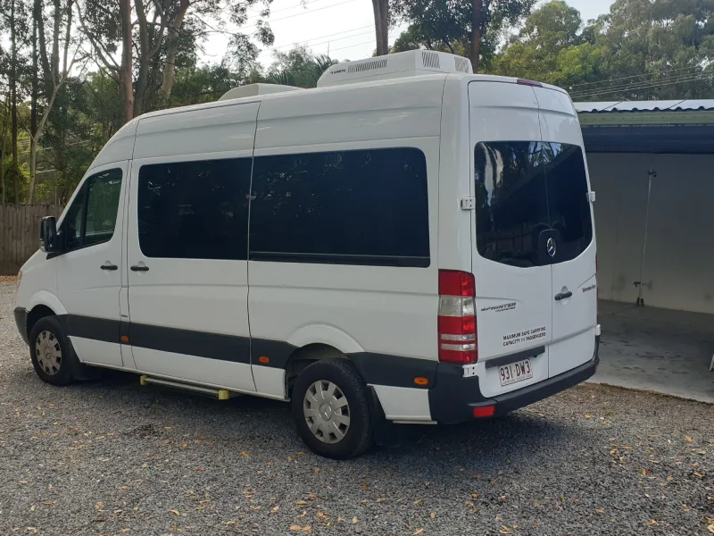 Ceramic window tint on sprintervan in Ormiston