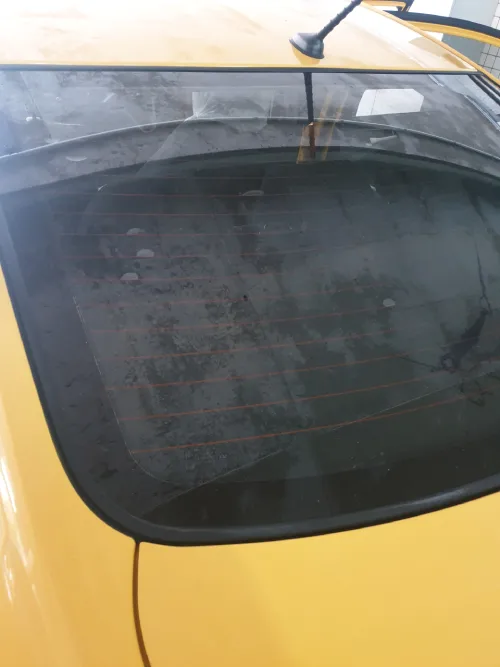 Old faulty film on a Hyundai in Gumdale